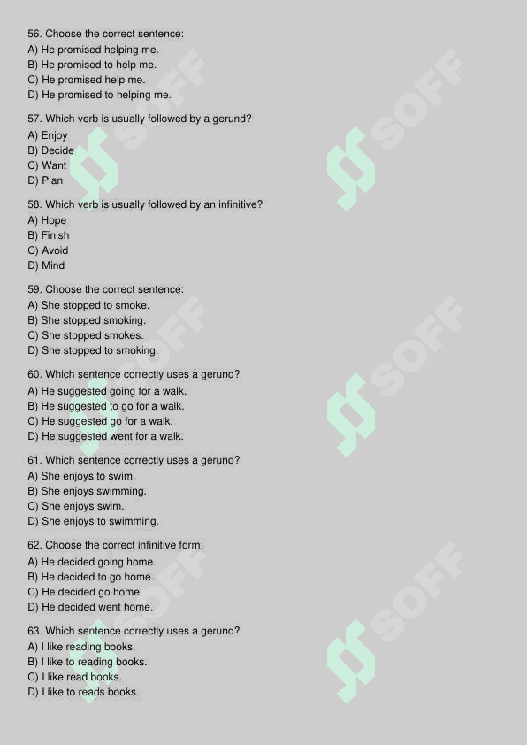 Ingliz tili test 8