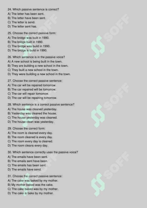 Ingliz tili test 4