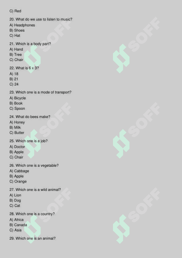 Ingliz tili test 3