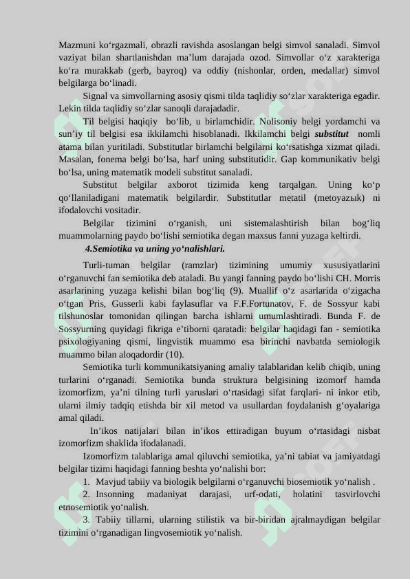 TIL – RAMZLAR TIZIMI 3