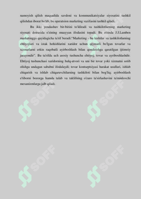 Tashkilotlarning marketing strategiyasini ishlab chiqish 8