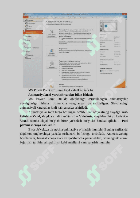 TAQDIMOT MUXARRIRLARI VA ULARDA ISHLASH 4
