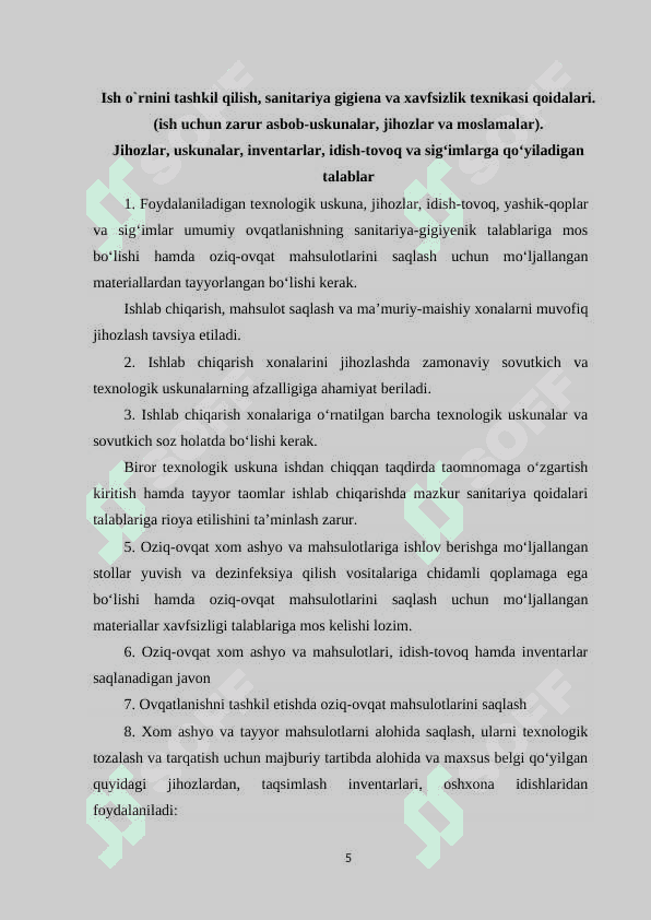 Baliq va baliq mahsulotlari, ularning kimyoviy tarkibi, ozuqaviy qiymati, baliqdan taom tayyorlash texnologiyasi 5