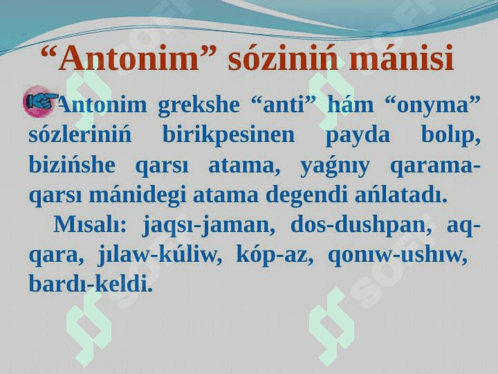 Antonim feyiller 5
