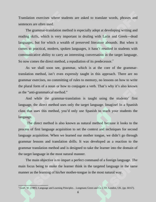 Using direct method in teaching Englishkurswi 6