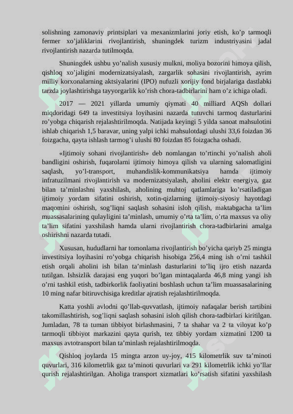 YANGILANAYOTGAN O’ZBEKISTON: MILLIY TIKLANISHDAN – MILLIY YUKSALISH SARI 6