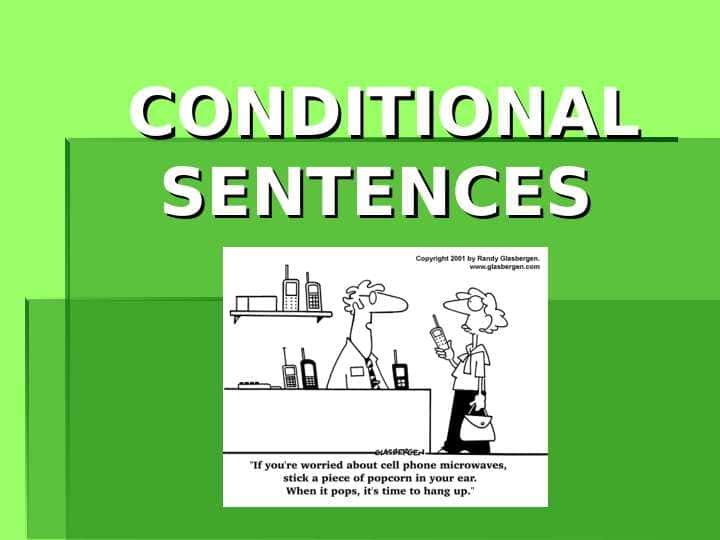 CONDITIONAL SENTENCES