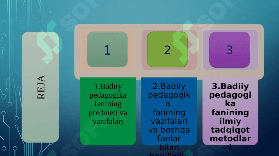 Badiiy pedagogika fanining predmeti,  maqsad va vazifalari 2