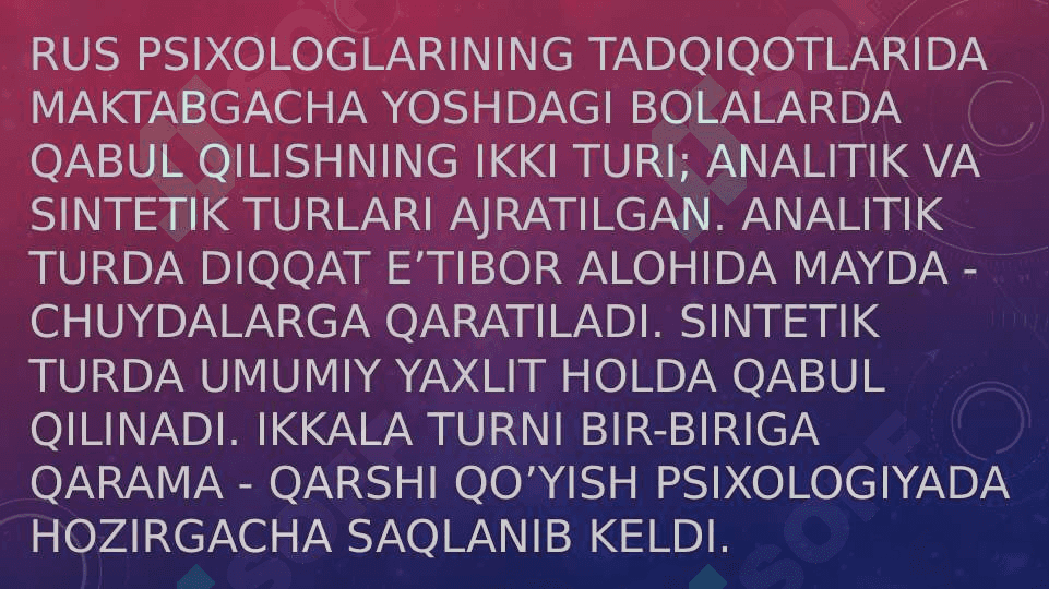 Psixologiyaning zamovaniy tendensiyalari 6
