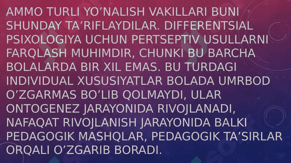 Psixologiyaning zamovaniy tendensiyalari 7