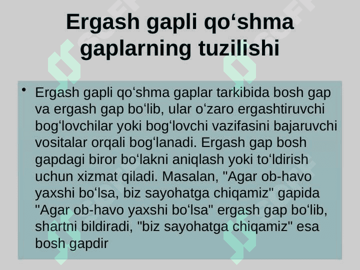 Ergash gapli qoʻshma gap 4