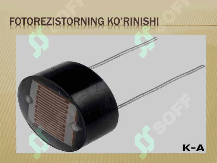 FOTOELKTRON QURILMALAR. ULARNING TURLARI. QUYOSH ENERGIYASIDAN FOYDALANISHDA  FOTOELEMENTLARNING ROLI. 8