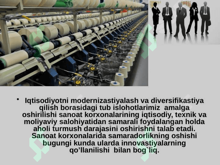 INNOBATSION LOYIHANING SAMARADORLIGINING KO'RSATGICHLARI 3