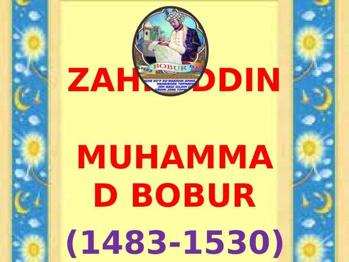 Zahriddin Muhammad Bobur Gʻazallari