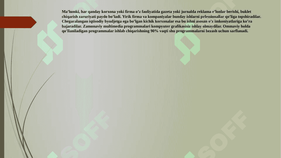 TEXNIK TIZIMLARDA KOMPYUTER GRAFIKASIDAN FOYDALANISH. 4