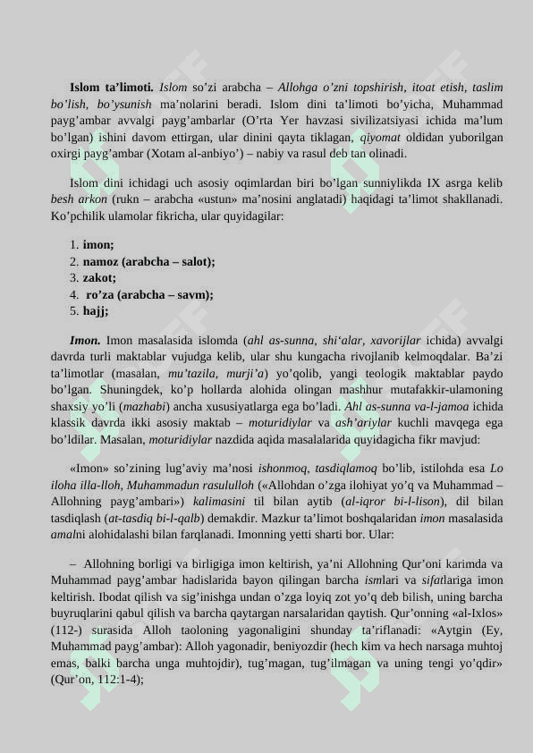 ISLOMDA ILM-FANNI EGALLASH VA MA'RIFATLILIK 2