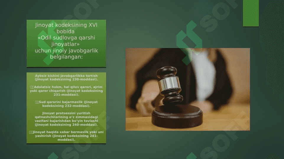 Jinoyat haqida xabar bermaslik yoki yashirish uchun javobgarlik masalalari 3