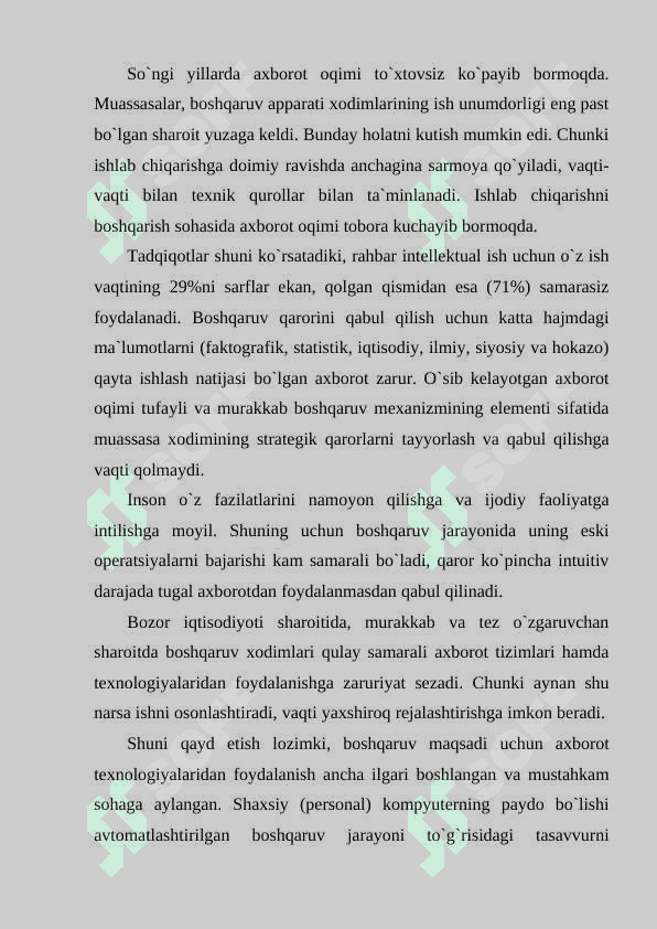 KADRNI BOSHQARISH XIZMATIDA ISH YURITISHNING MOHIYATI 2