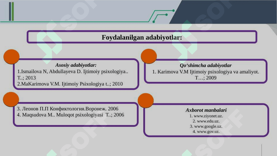 Ijtimoiy tizimning turli sohalaridagi nizolar 3
