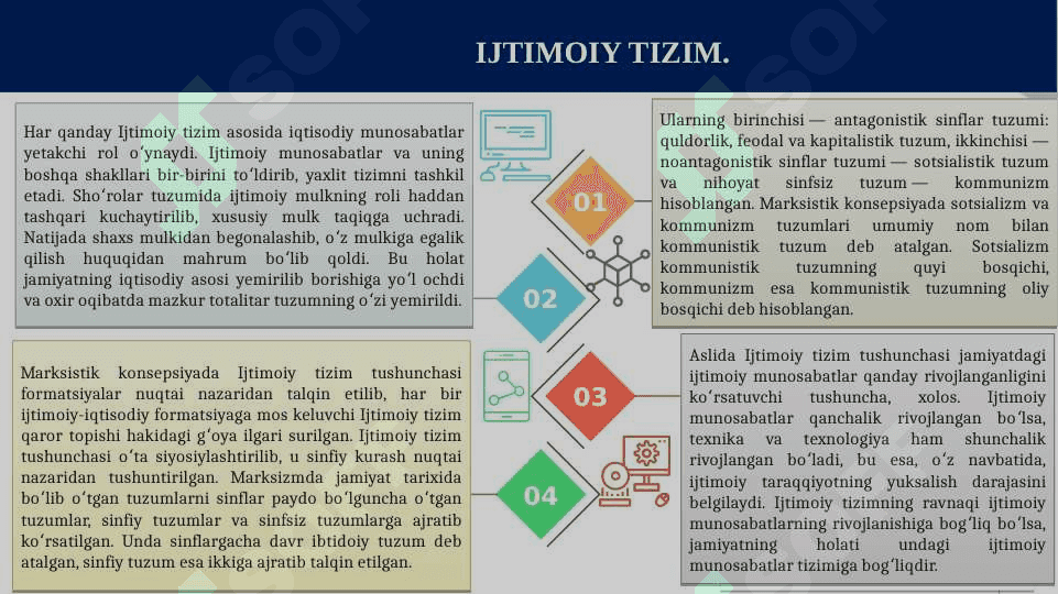 Ijtimoiy tizimning turli sohalaridagi nizolar 5