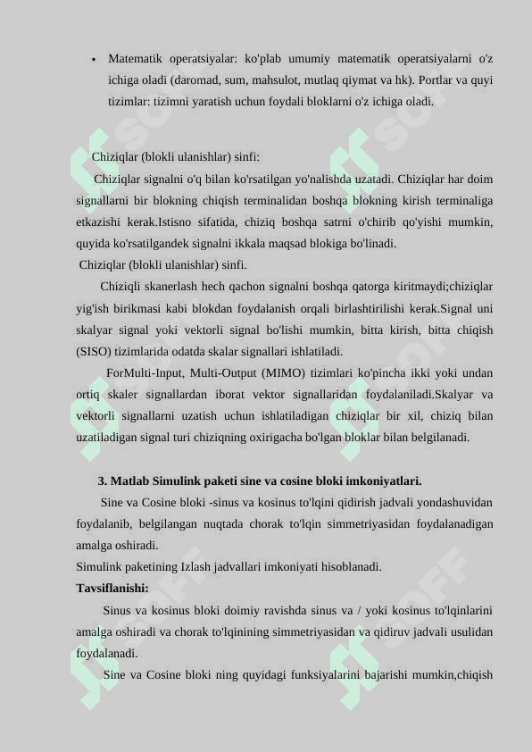 Matlab simulyatsiya muhiti haqida tushuncha 5