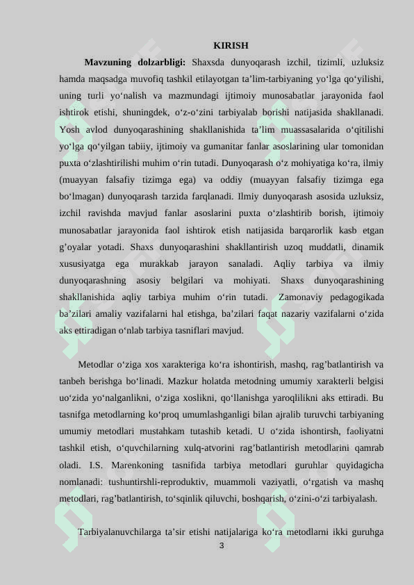 SHAXS TARBIYASIDA PEDAGOGIK TEXNOLOGIYALARDAN FOYDALANISH 3