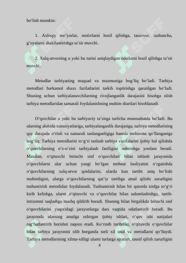 SHAXS TARBIYASIDA PEDAGOGIK TEXNOLOGIYALARDAN FOYDALANISH 4