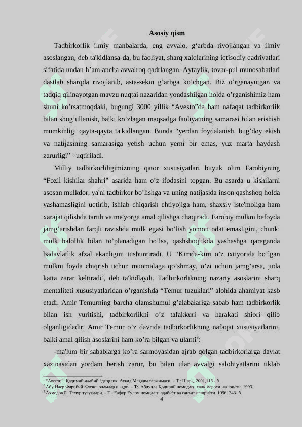 O’ZBEKISTONDA KICHIK BIZNES VA XUSUSIY TADBIRKORIKNI QO’LLAB QUVVATLANISHI 4