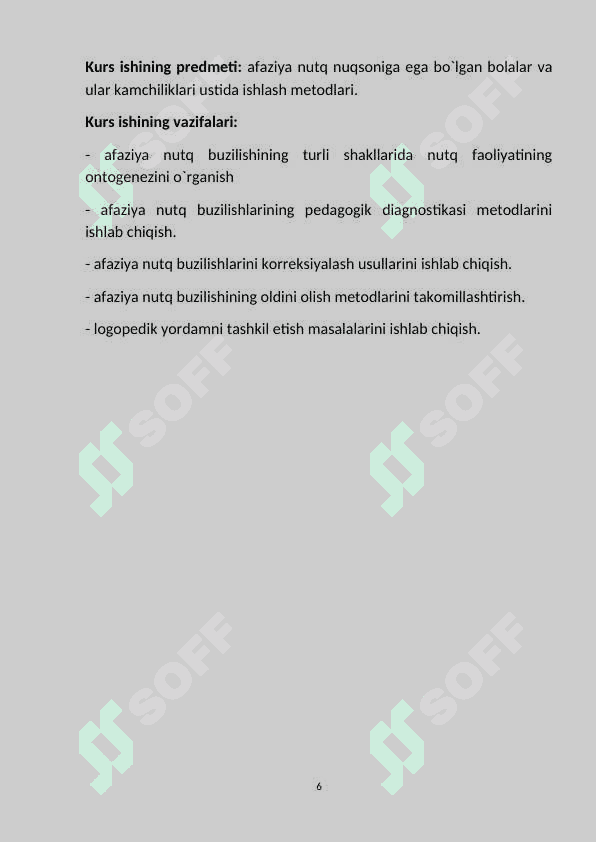 AFAZIYANI BARTARAF ETISHDA KORREKSIYA TARBIYA ISHLARINING ASOSIY YO’NALISHLARI 6