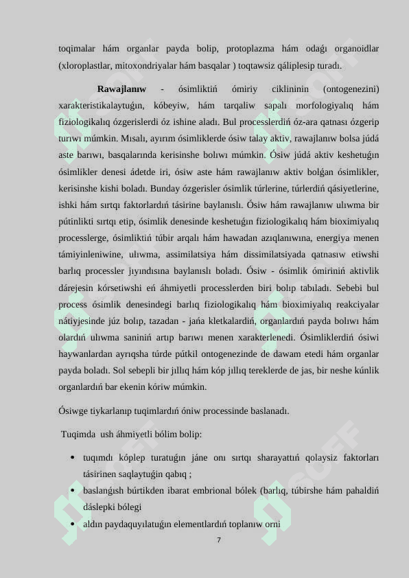 #Kurs jumisi 7