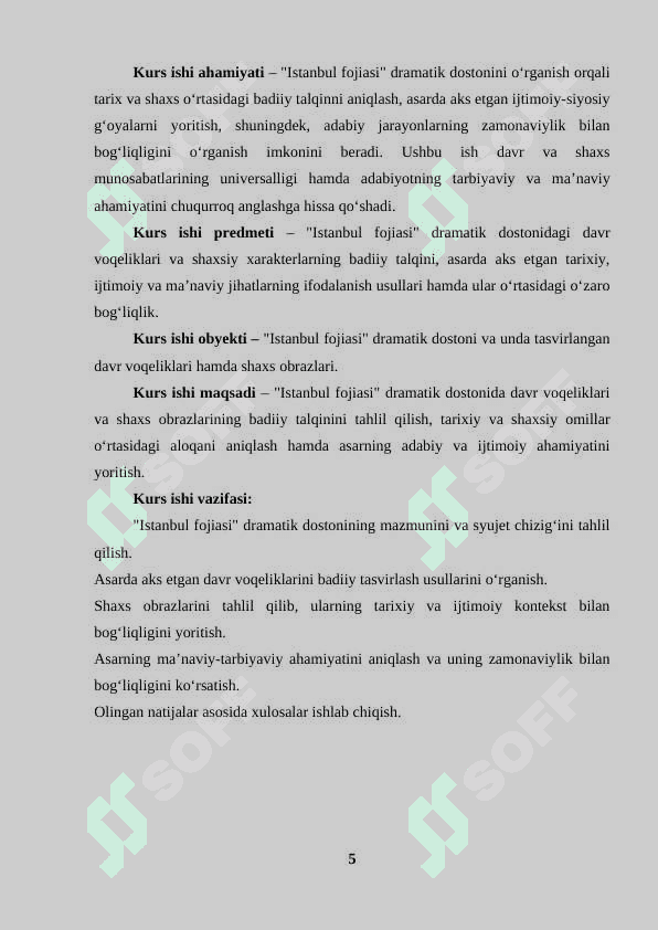”Istanbul fojiasi” dramatik dostonida davr va shaxs talqini 4