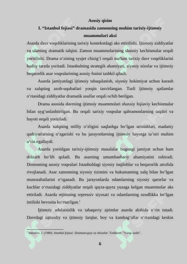 ”Istanbul fojiasi” dramatik dostonida davr va shaxs talqini 5
