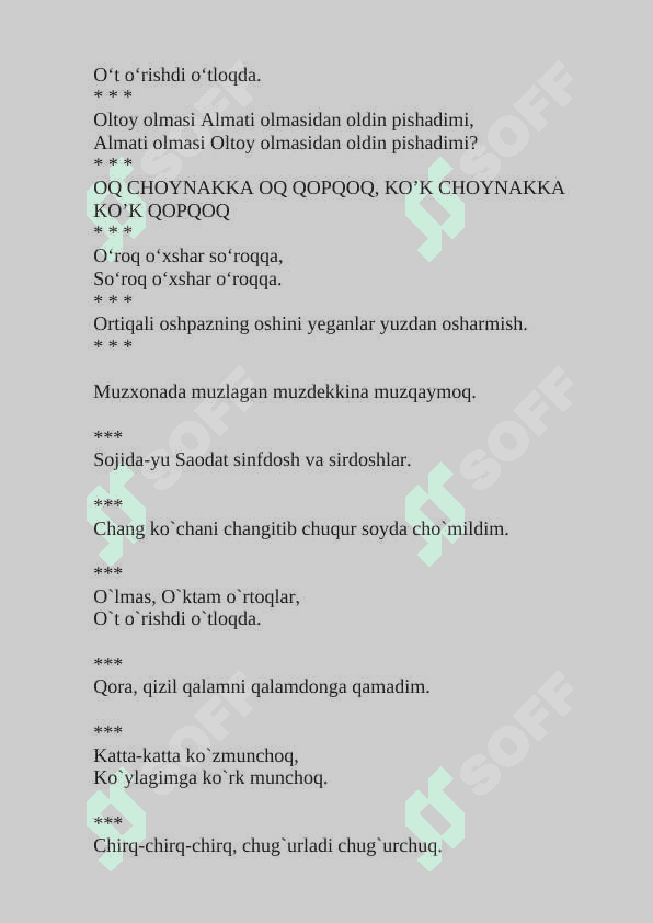 Tez aytishlar 150 ta eng yaxshilari 4