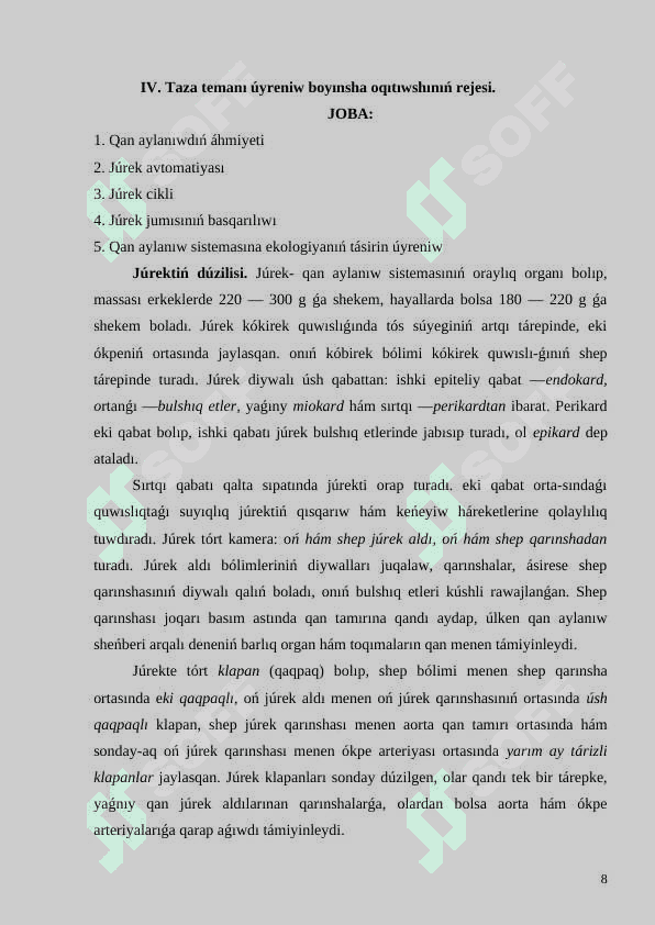 #kurs jumisi 8