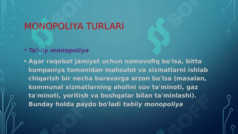 MONOPOLIYA NAZARIYASI 7