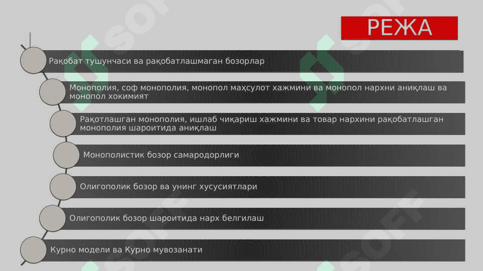 Рақобат ва МОНОПОЛИЯ 2