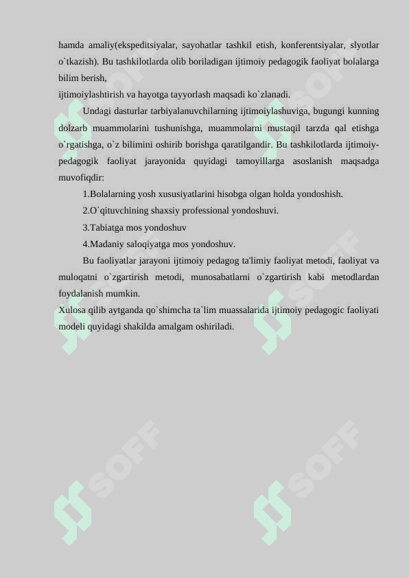 Ijtimoiy pedagogik faoliyatning bolalarning moslashuv ko‘nikmalarini shakllantirishdagi o‘rni 3
