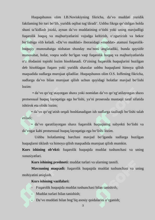 FUQAROLIK HUQUQIDA MUDDATLAR va Davo muddatlari 3