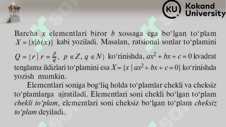 Iqtisodchilar uchun matematika 7