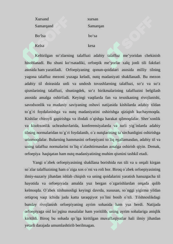 Hozirgi o`zbek orfoepiyasi haqida 6