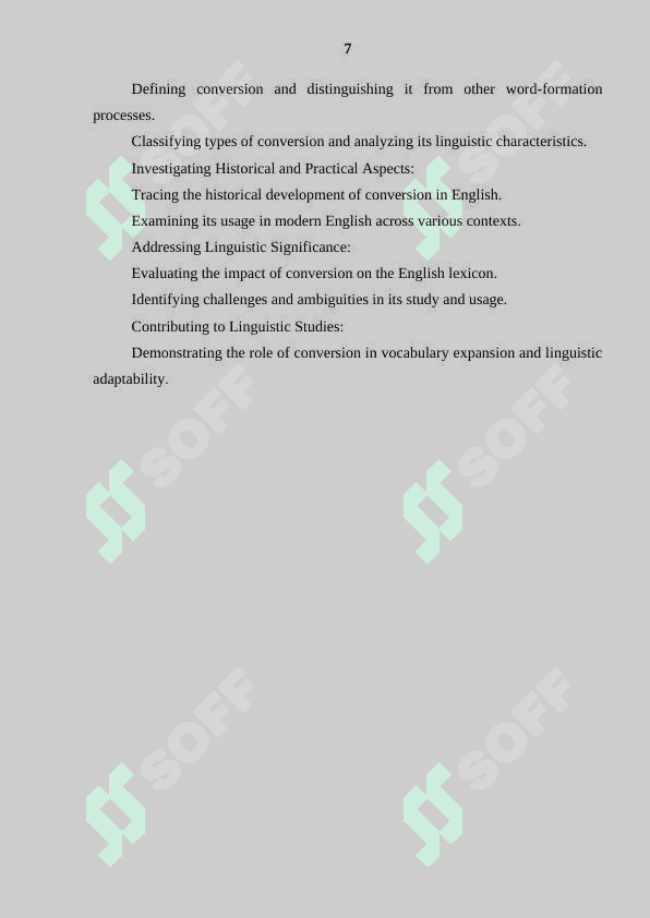 “Conversion as a productive type of word formation” 7