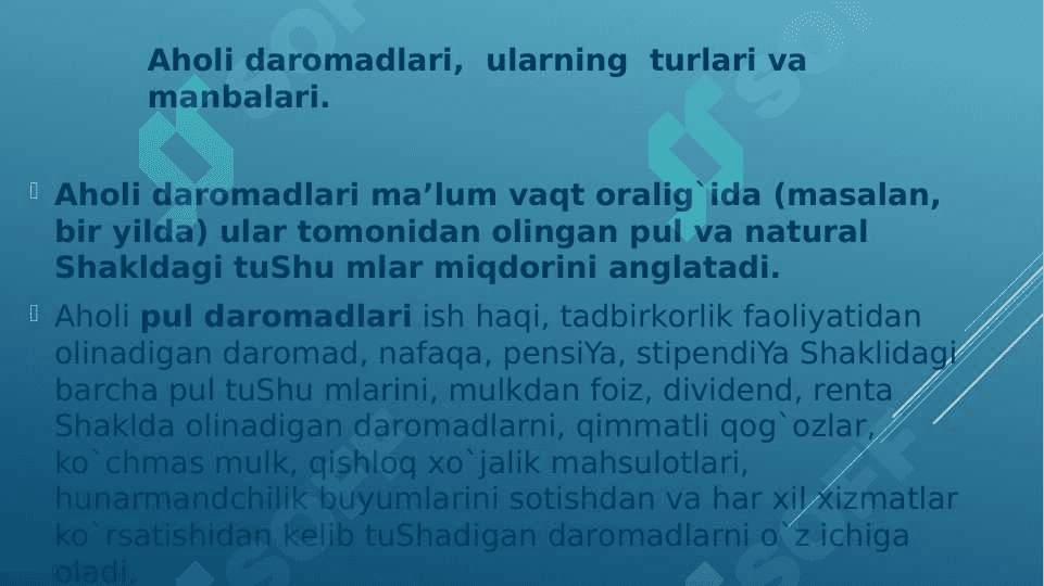 AHОLINING  DARОMADLARI VA DAVLATNING  IJTIMОIY SIYOSATI 2