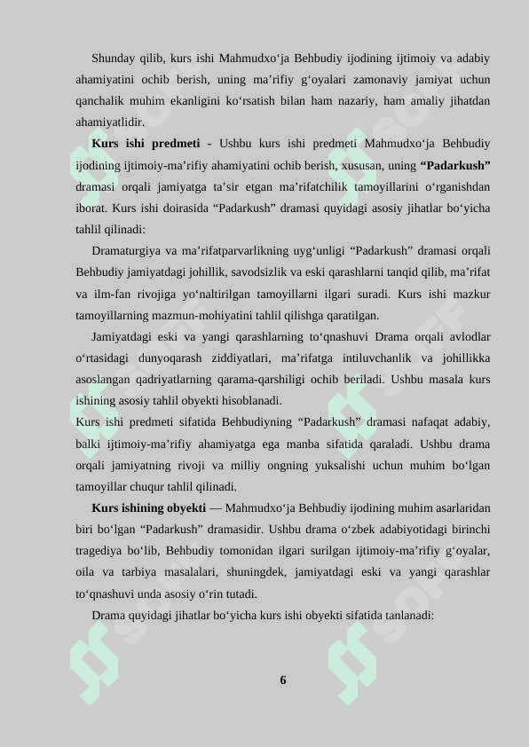 M.Behbudiyning “Padarkush” dramasida ma’rifatparvarlik motivlari 6