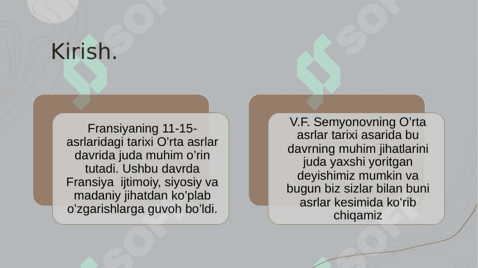 Tarix  fanidan taqdimot mavzu: XlV- XV asrlarda Fransiya 3