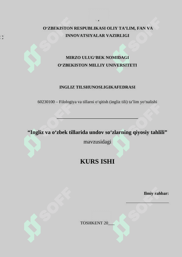 Comparative analysis of interjections in English and Uzbek 2