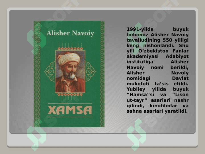 MUSTAQILLIK YILLARIDA O’ZBEKISTONDA MA’NAVIY VA MADANIY TARAQQIYOT 6