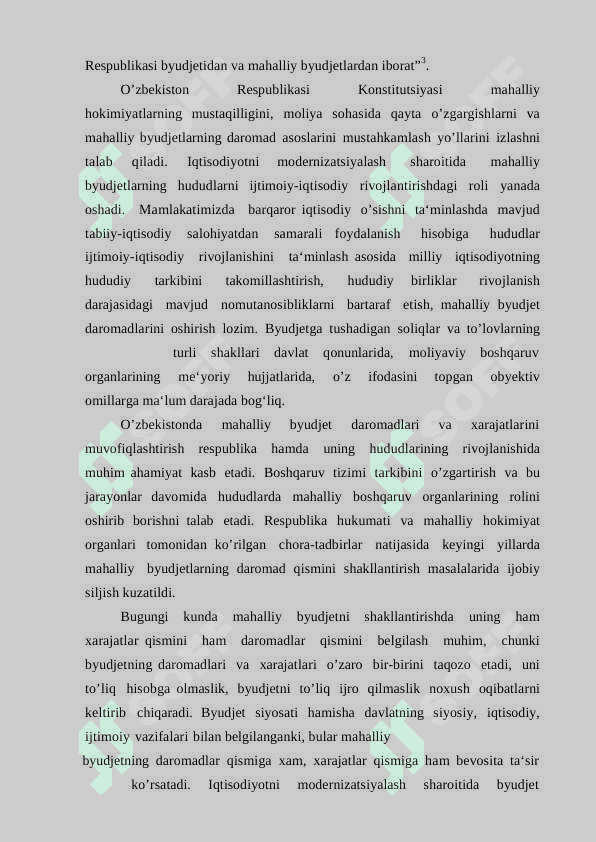 Davlat budjeti daromadlari tarkibi va ularning barqarorlashtirish. 8