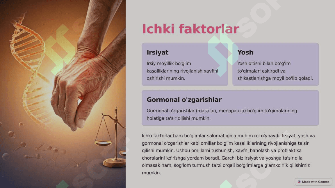 Boʻgʻimlar tuzilishiga tashqi va ichki faktorlarning tasiri 4