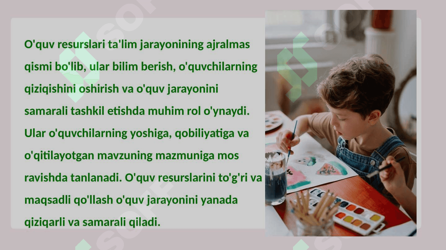 Ilk qadam o'quv dasturi bo'yicha resurs ta'minoti 6