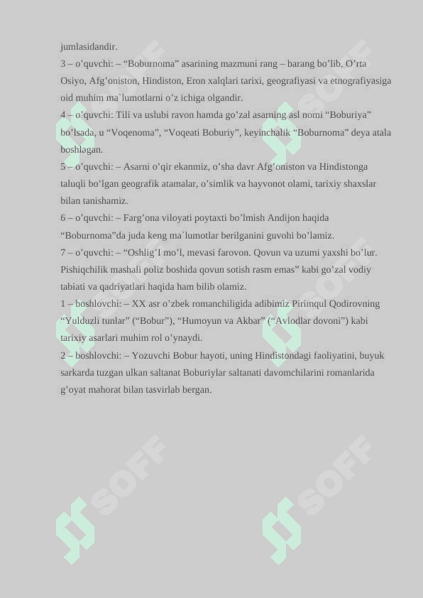 Zahiriddin Muhammad Bobur tavallud ayyomiga ssenariy 3